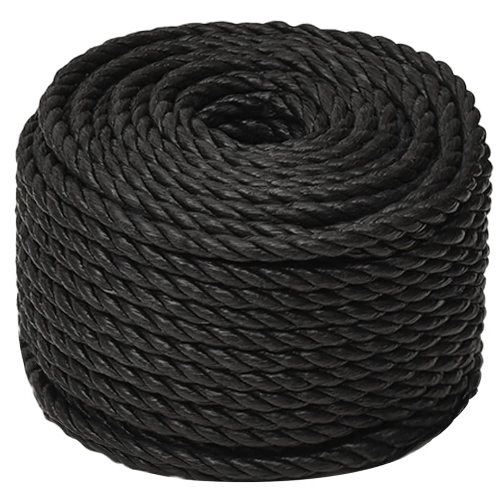 Vidaxl Werkouw 12 mm 50 m Polypropene black