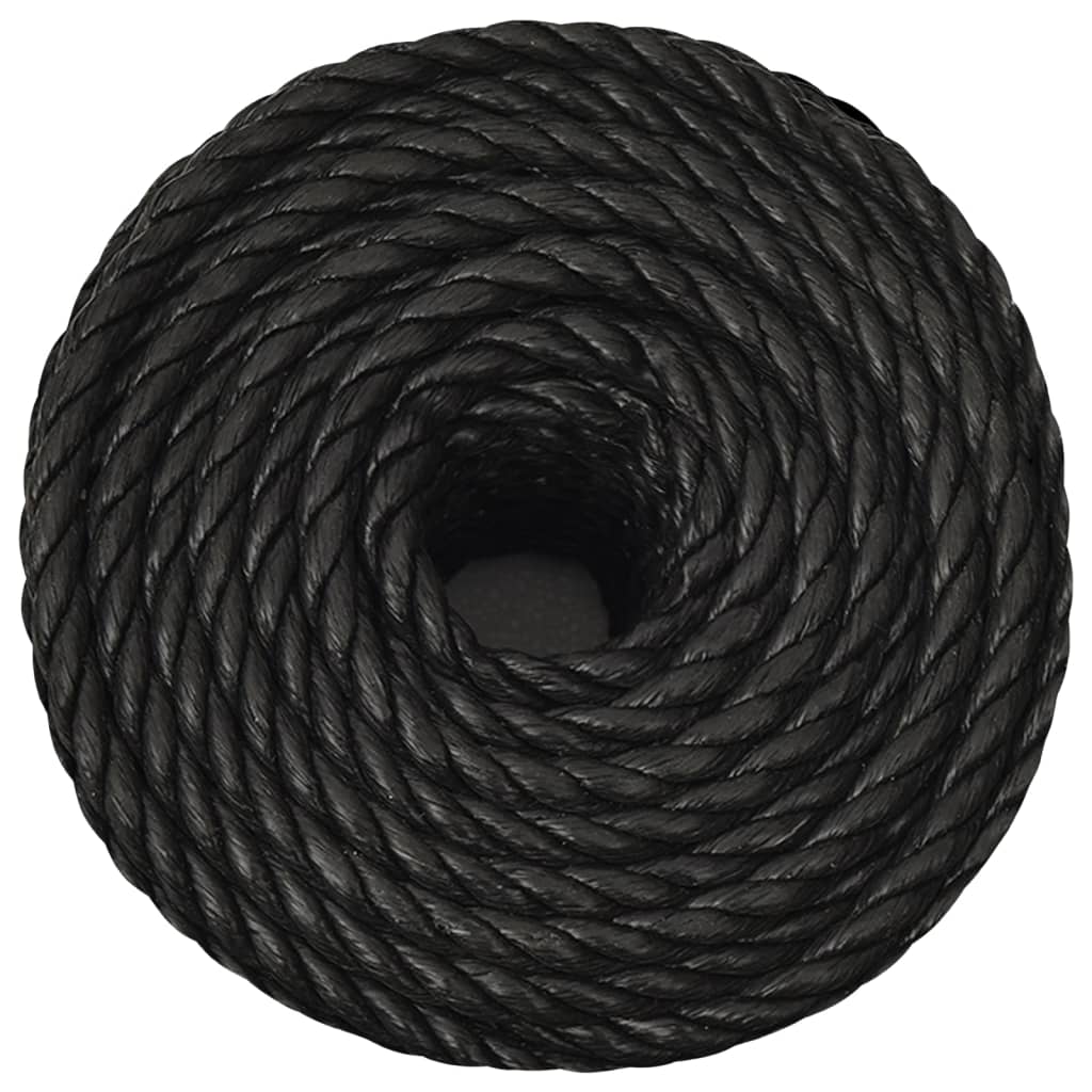 Vidaxl Werkouw 12 mm 50 m Polypropene black