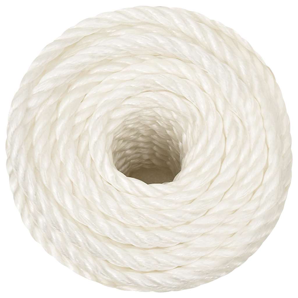 Vidaxl werktouw 14 mm 250 m polypropeen wit