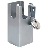 Vidaxl Towbar lock 11x11x23.5 cm steel silver colored