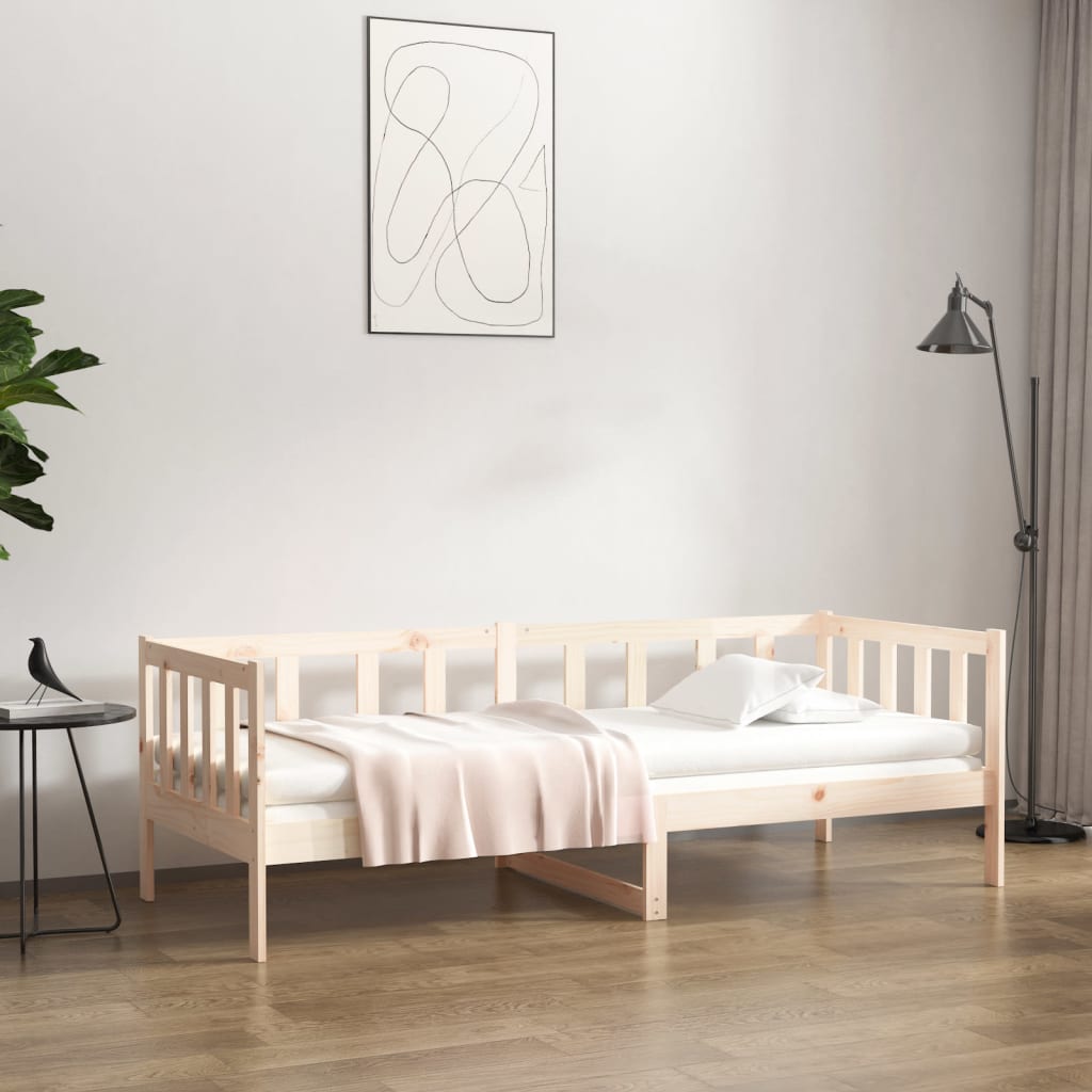 Vidaxl slaapbank zonder matras 90x190 cm massief grenenhout