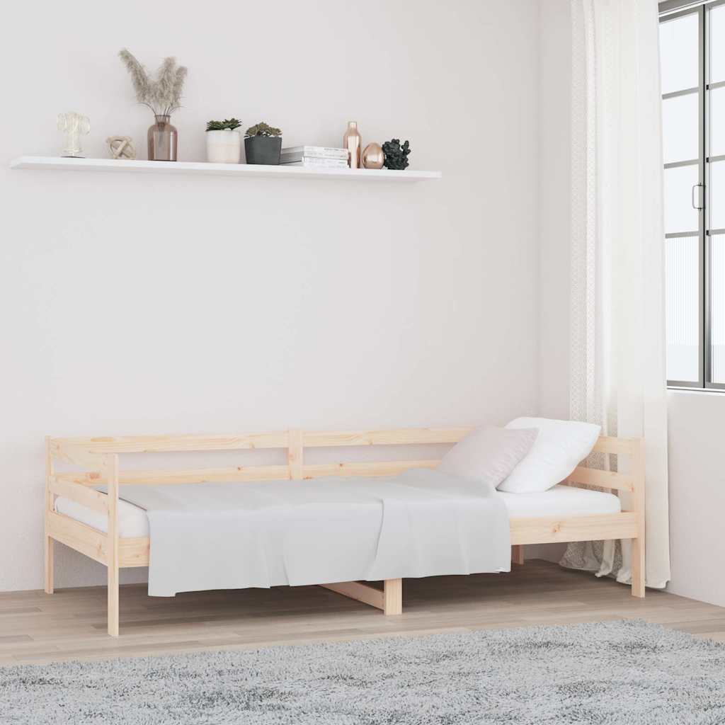 Vidaxl slaapbank zonder matras 80x200 cm massief grenenhout