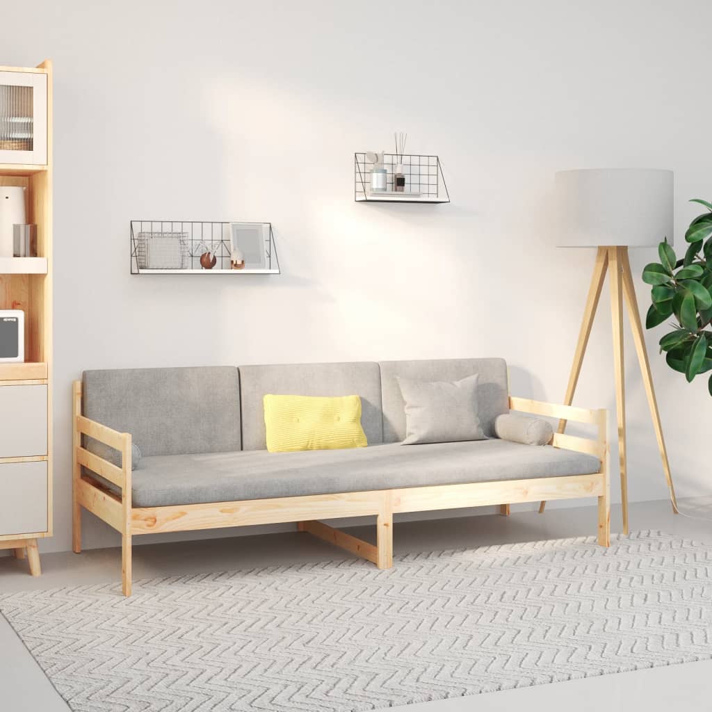 Vidaxl slaapbank zonder matras 80x200 cm massief grenenhout