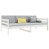 Vidaxl slaapbank zonder matras 80x200 cm massief grenenhout wit