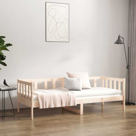 Vidaxl slaapbank zonder matras 80x200 cm massief grenenhout