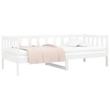 Vidaxl slaapbank zonder matras 80x200 cm massief grenenhout wit