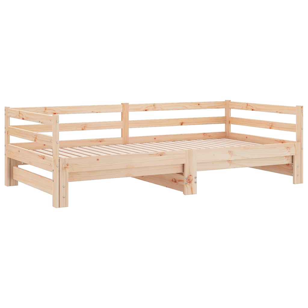 Vidaxl uitschuifbare slaapbank zonder matras 80x200 cm