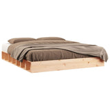 Vidaxl bedframe massief hout 200x200 cm