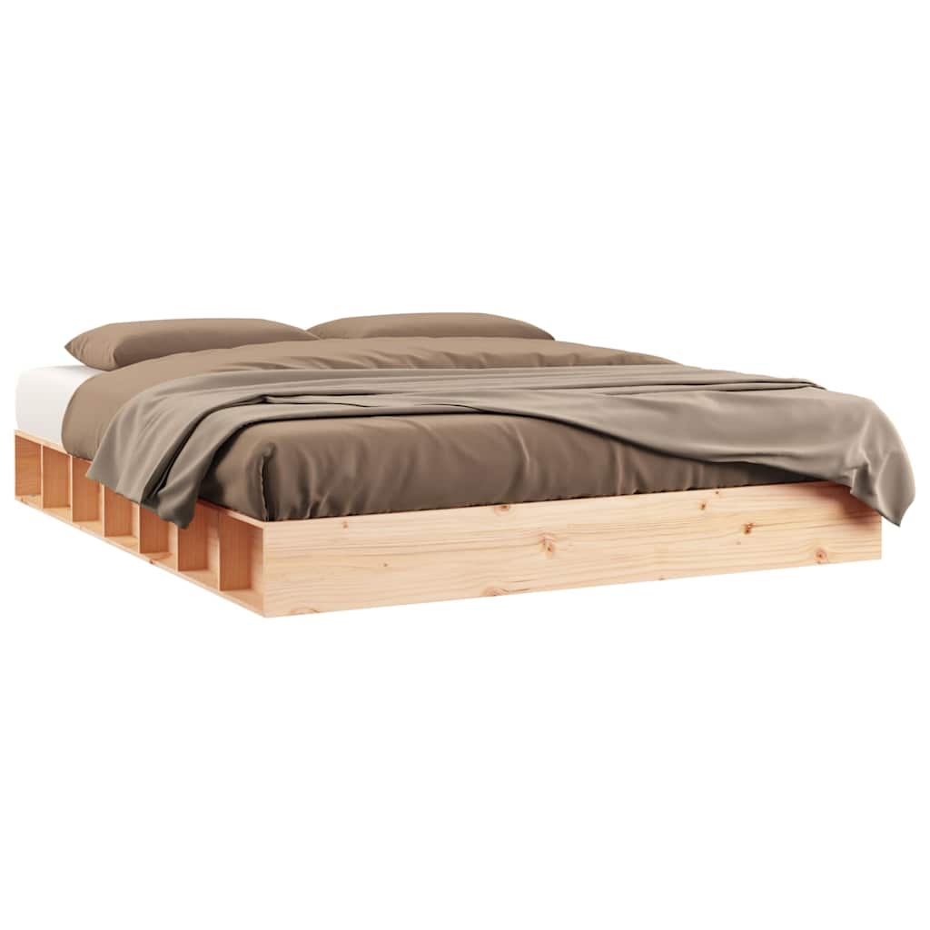 Vidaxl bedframe massief hout 180x200 cm