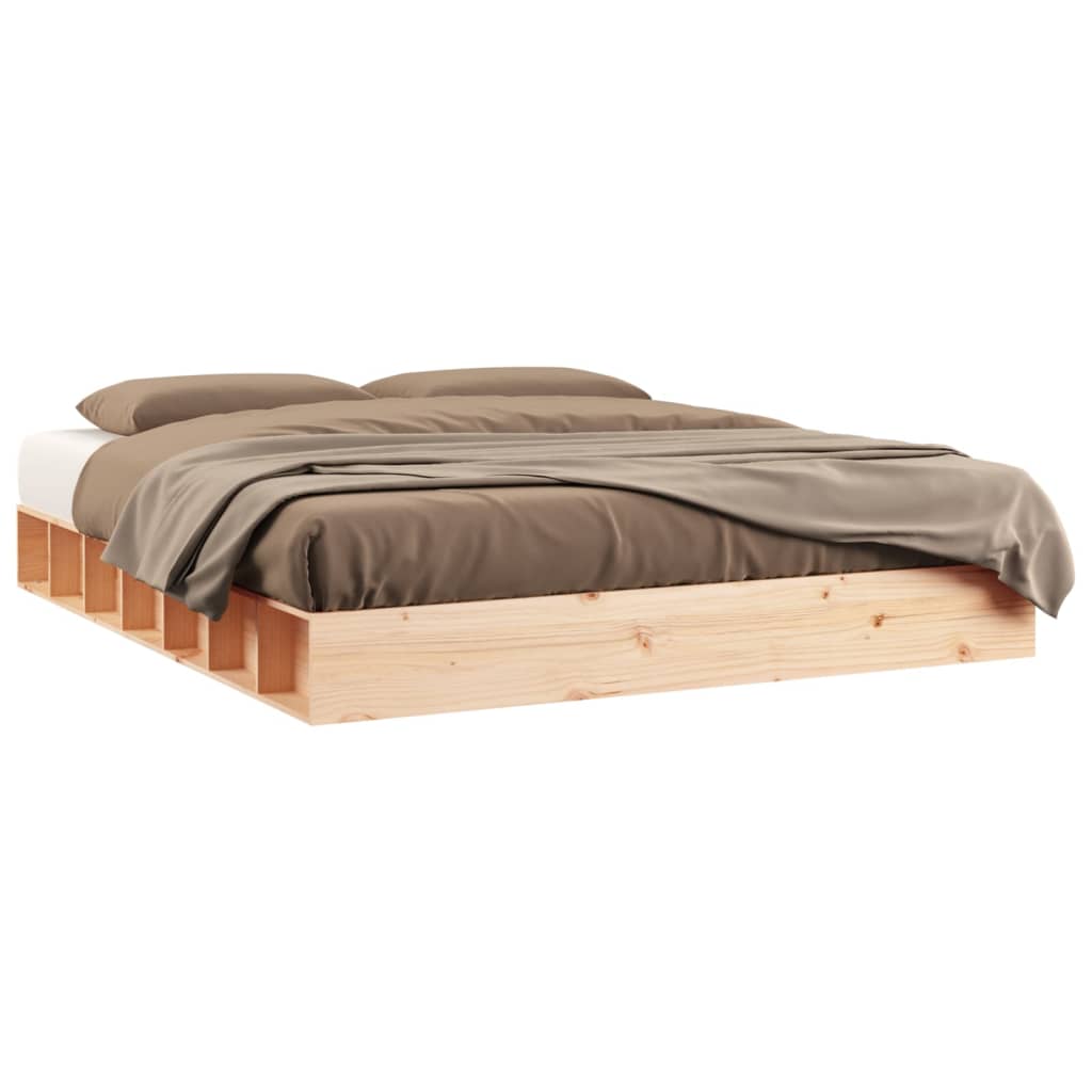 Vidaxl bedframe massief hout 140x200 cm