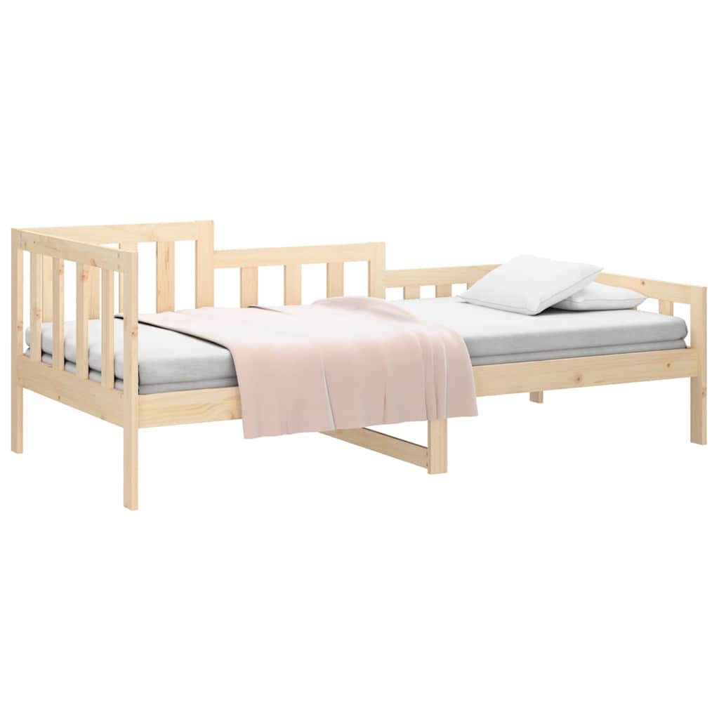 Vidaxl slaapbank zonder matras 90x200 cm massief grenenhout