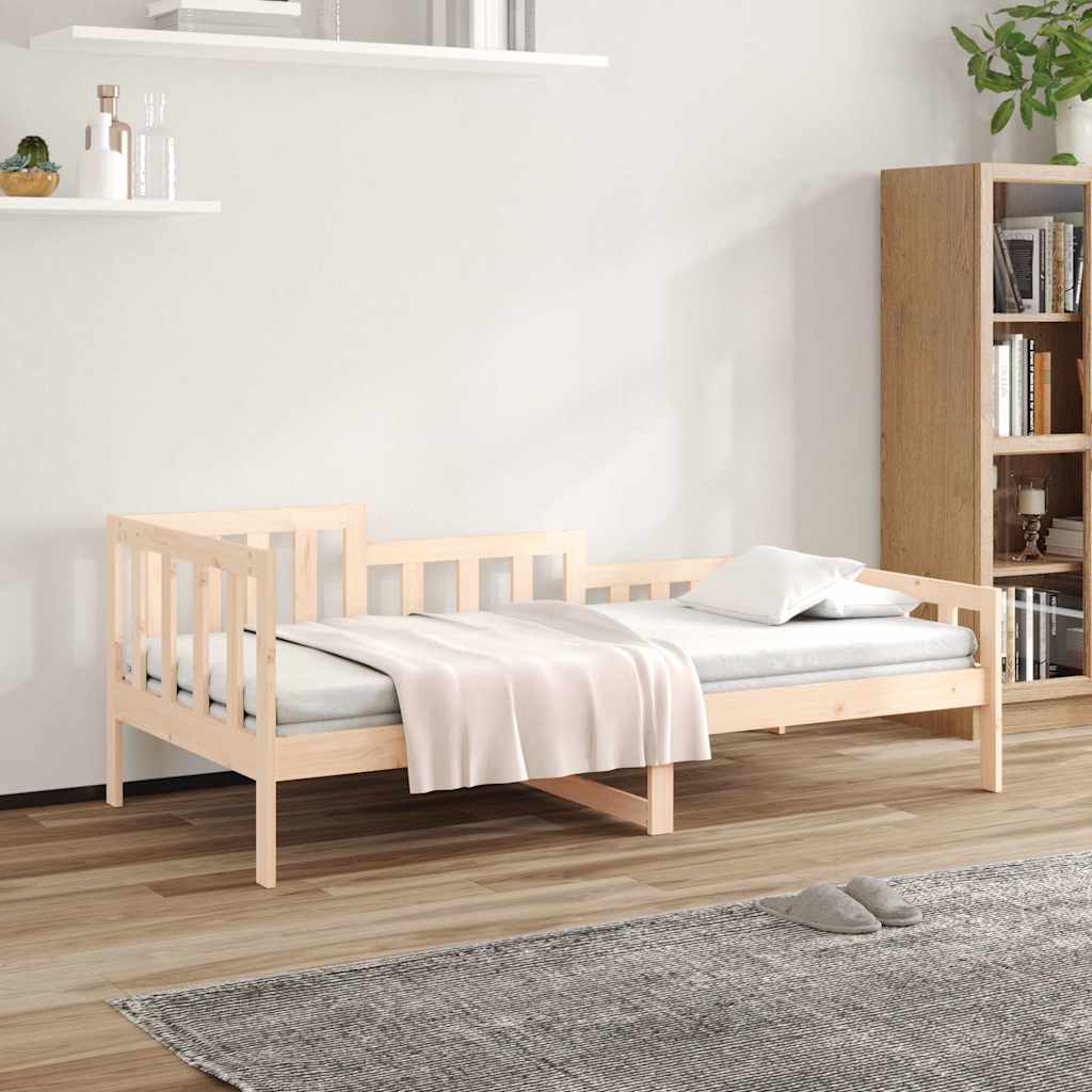 Vidaxl slaapbank zonder matras 90x200 cm massief grenenhout
