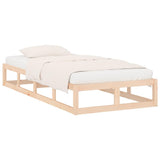 Vidaxl bedframe massief hout 100x200 cm