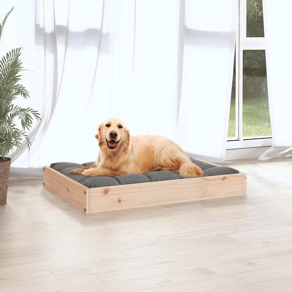 Vidaxl hondenmand 71,5x54x9 cm massief grenenhout