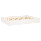 Vidaxl hondenmand 71,5x54x9 cm massief grenenhout wit