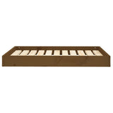 Vidaxl hondenmand 91,5x64x9 cm massief grenenhout honingbruin