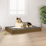 Vidaxl dog basket 91.5x64x9 cm solid pine honey brown