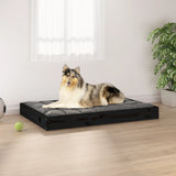 Vidaxl dog basket 91.5x64x9 cm Solid pine black