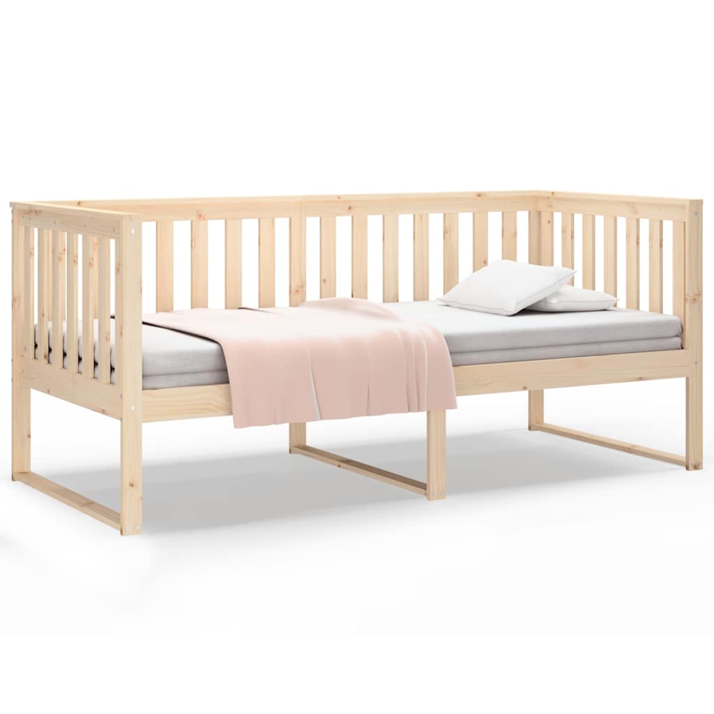 Vidaxl slaapbank zonder matras 90x200 cm massief grenenhout
