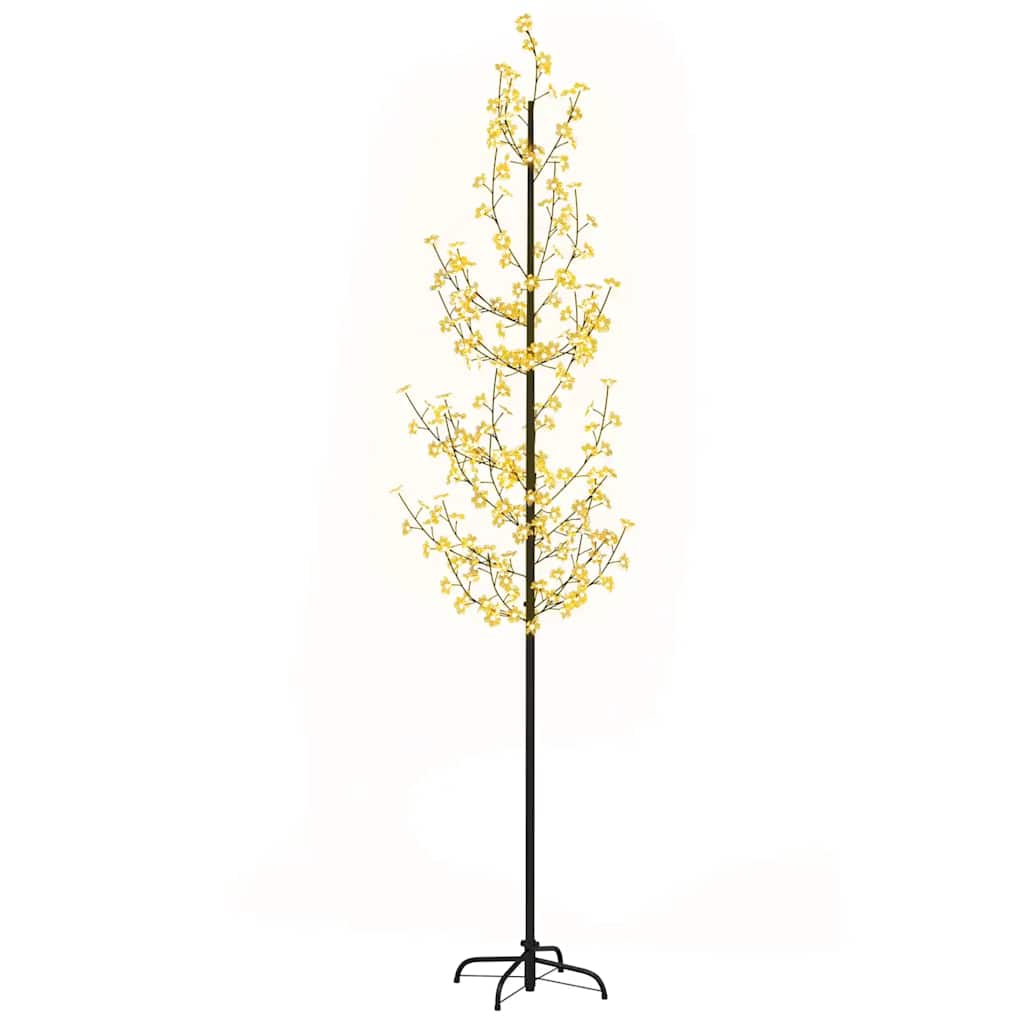 Vidaxl boom kersenbloesem 368 led's warmwit 300 cm