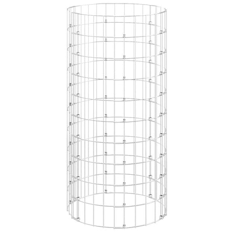 Vidaxl compostbak ø50x100 cm gegalvaniseerd staal