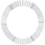 Vidaxl Compost Bin Ø100x100 cm Acier galvanisé