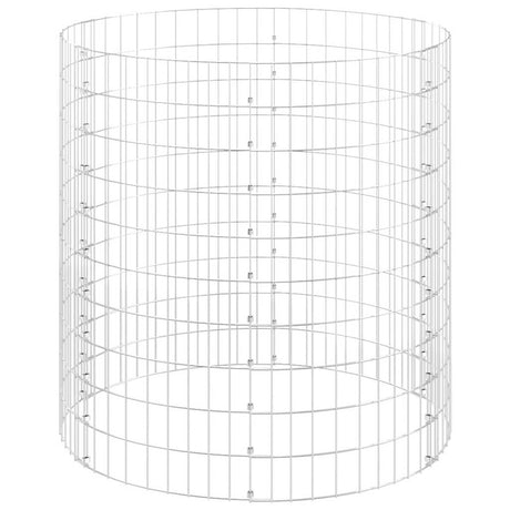 Vidaxl compostbak ø100x100 cm gegalvaniseerd staal