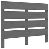 Vidaxl hoofdbord 100x3x80 cm massief grenenhout grijs