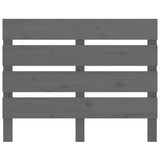 Vidaxl hoofdbord 100x3x80 cm massief grenenhout grijs