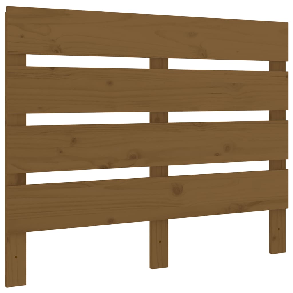 Vidaxl hoofdbord 100x3x80 cm massief grenenhout honingbruin