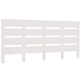 Vidaxl hoofdbord 180x3x80 cm massief grenenhout wit