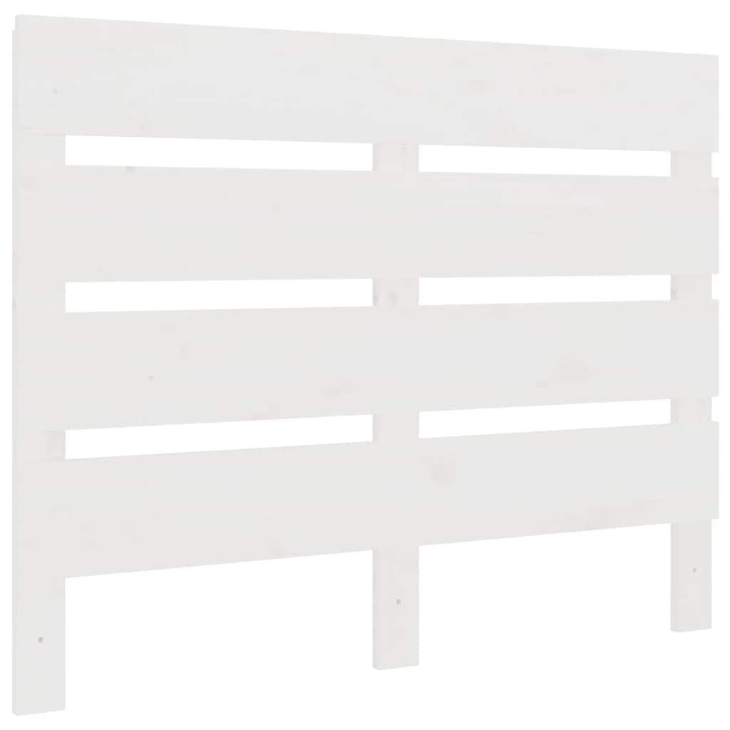 Vidaxl hoofdbord 75x3x80 cm massief grenenhout wit