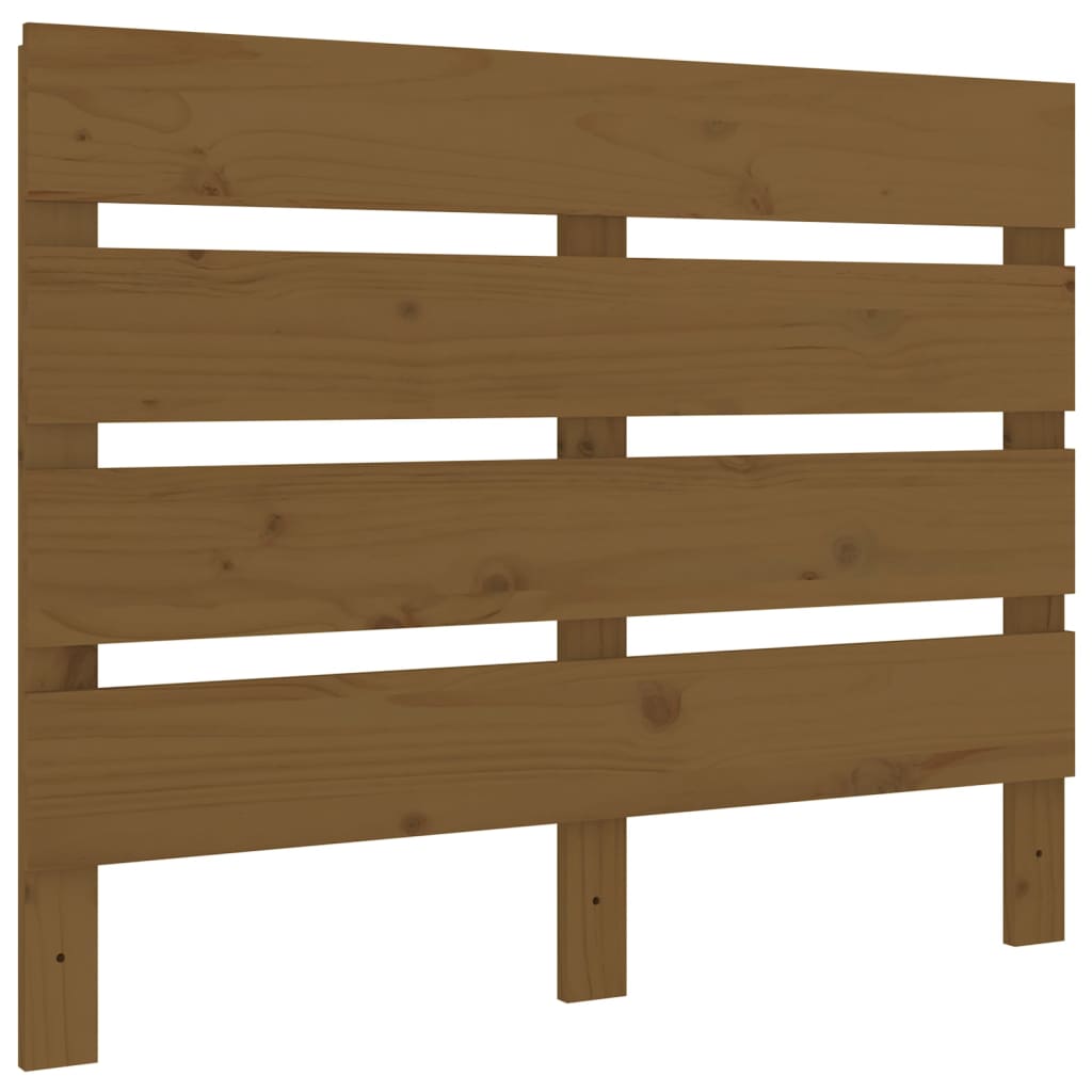 Vidaxl hoofdbord 75x3x80 cm massief grenenhout honingbruin