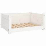 Vidaxl dog basket 65.5x50.5x28 cm solid pine white