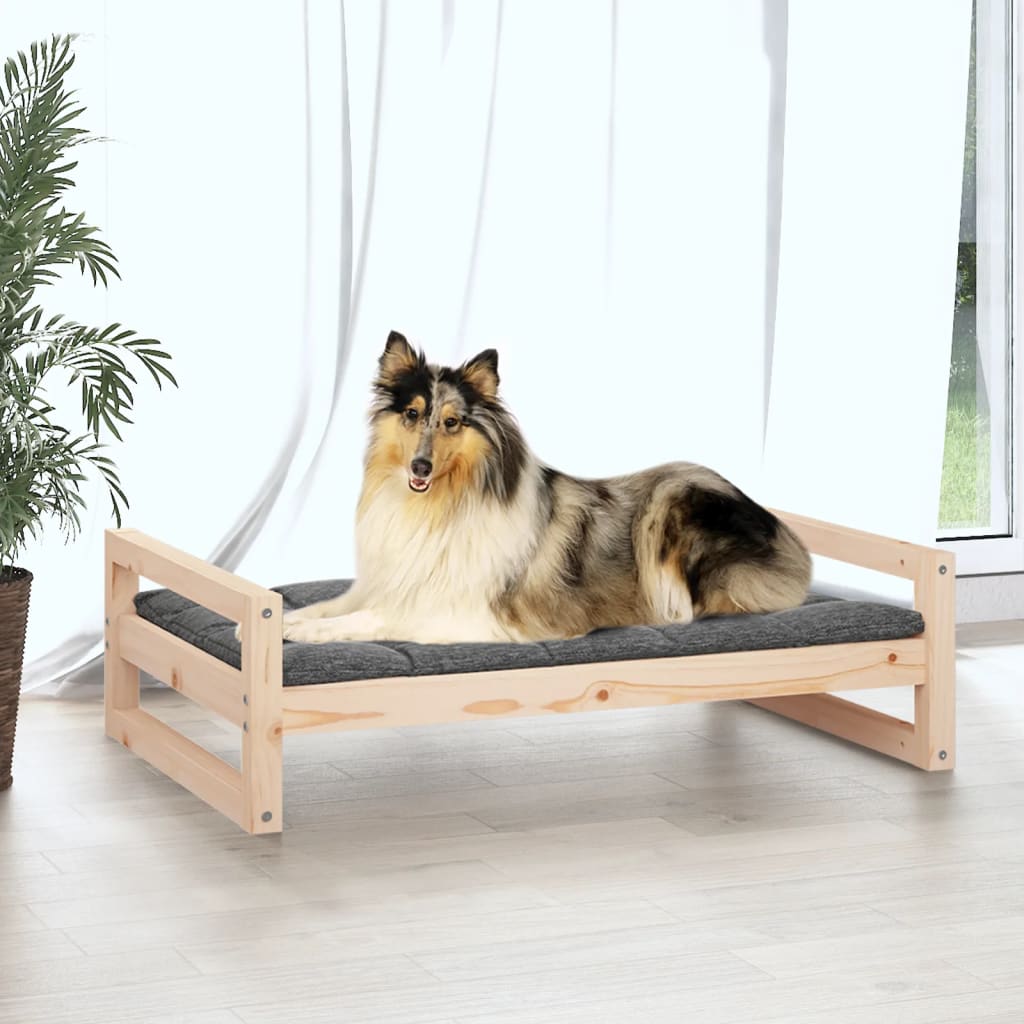 Vidaxl dog basket 95.5x65.5x28 cm solid pine