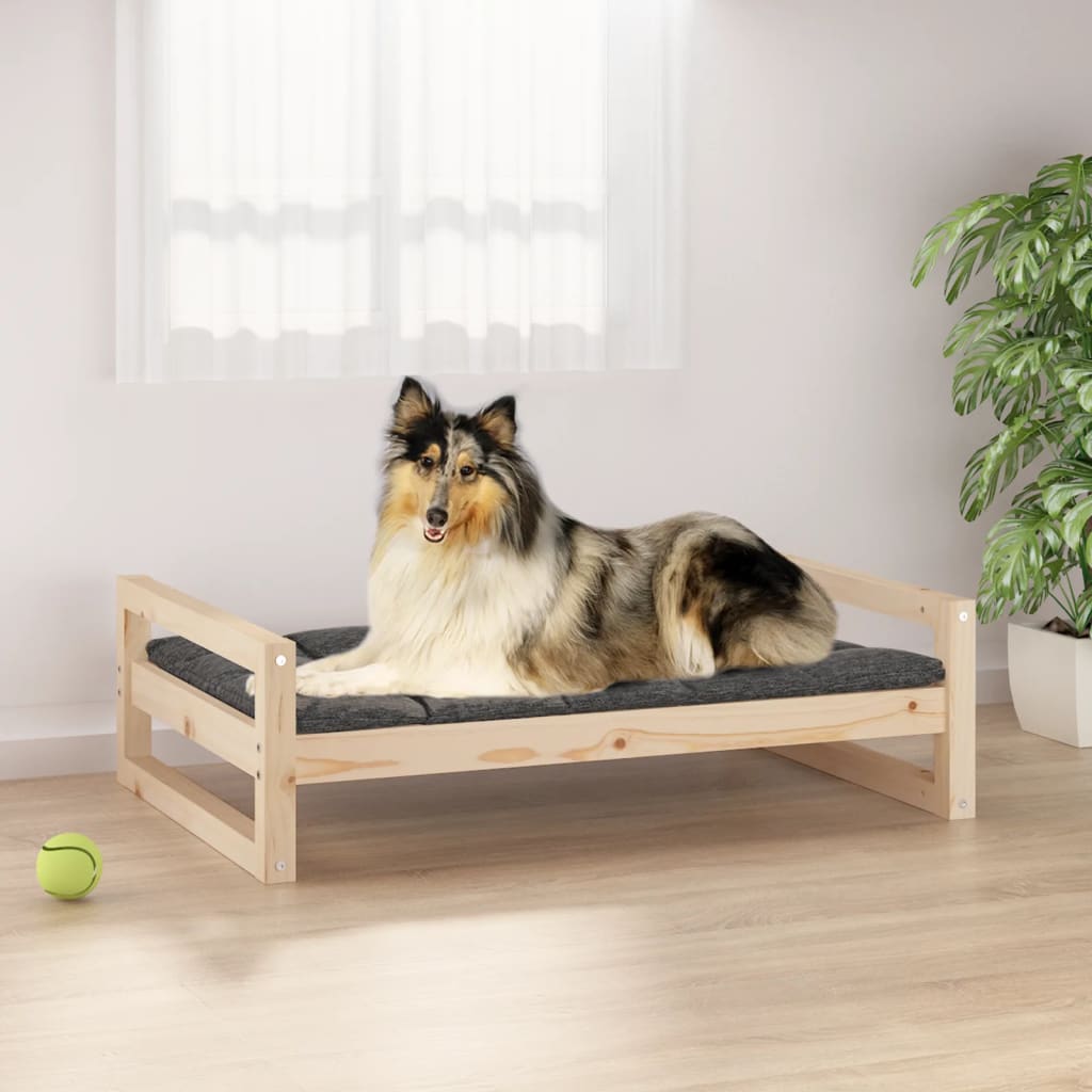 Vidaxl dog basket 95.5x65.5x28 cm solid pine