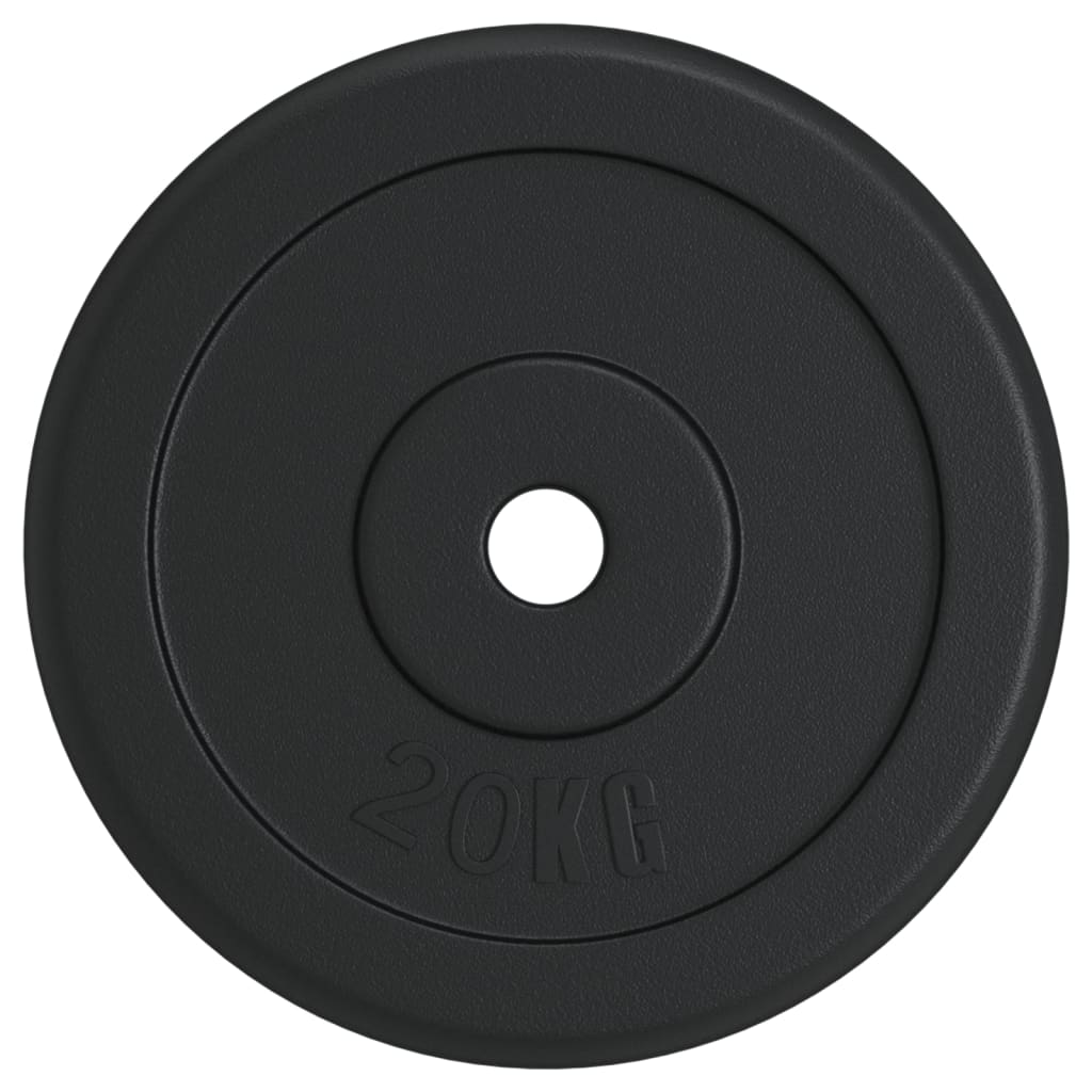 Disc licou vidaxl 20 kg en fonte