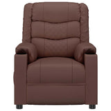 Vidaxl massagestoel kunstleer bruin