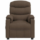 Vidaxl massagestoel stof bruin