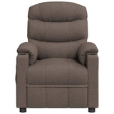 Vidaxl massagestoel stof taupe