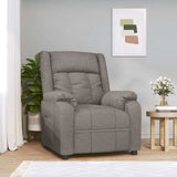 Vidaxl fauteuil verstelbaar stof taupe