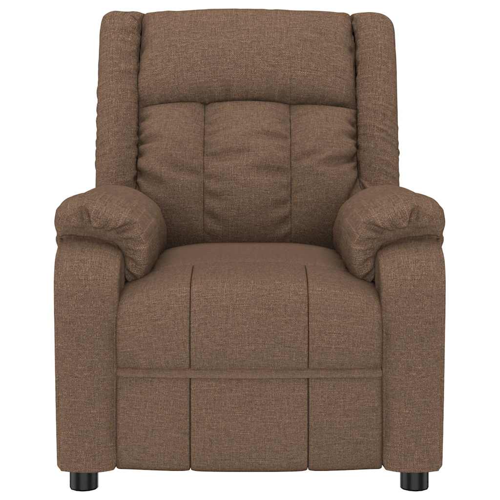 Vidaxl massagestoel stof bruin