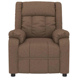 Vidaxl massagestoel stof bruin