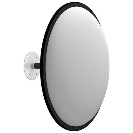 Vidaxl binnen verkeersspiegel convex zwart ø40 cm acryl