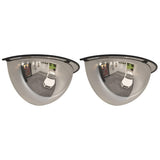 Vidaxl verkeersspiegel halve bol 2 st ø 30 cm acryl