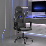 Vidaxl massage gamestoel kunstleer zwart en grijs