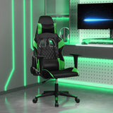 Vidaxl massage gamestoel kunstleer zwart en groen