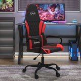Vidaxl massage gamestoel kunstleer zwart en rood