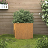 Vidaxl Planter 32x30x29 cm korten jeklo