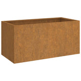 Vidaxl Planning Box 62x30x29 cm Cortenstaal